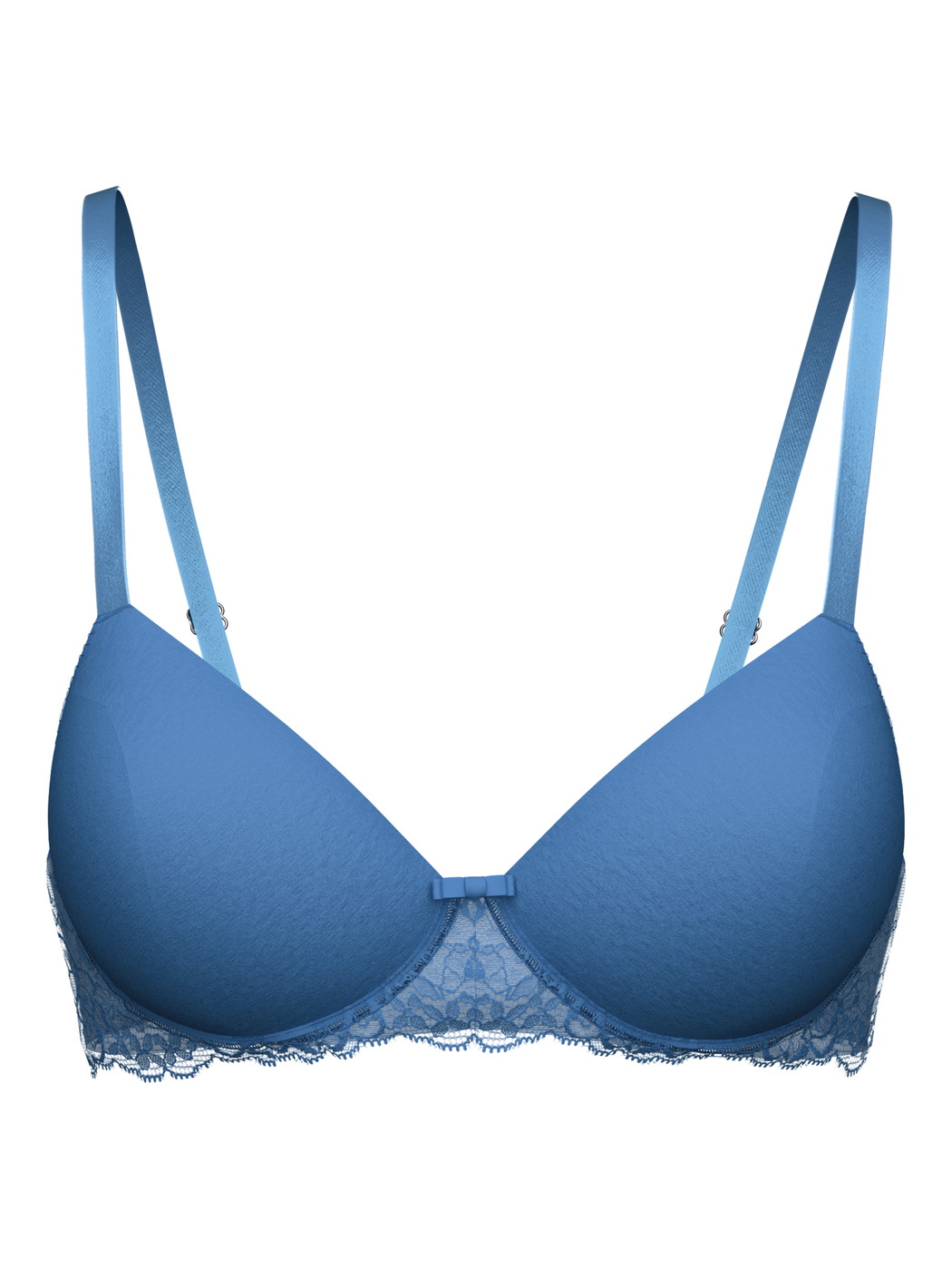 Femme - Soutien-gorge à armatures et coques en Dentelle de couleur Bleu, Dentelle, de la série Sensual Secrets de CALIDA