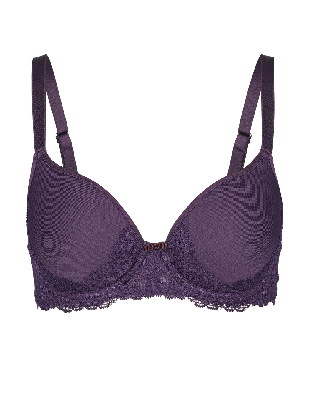 Women - Spacer bra with wires made of Polyamide in Purple, Lace, from the Sensual Secrets series by CALIDA