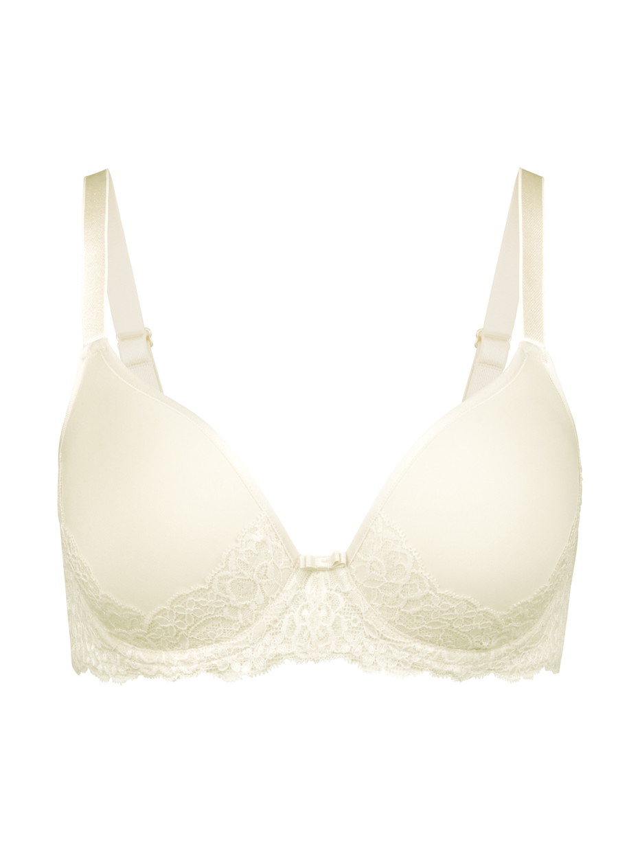 Damen - Spacer-BH mit Bügel aus Polyamid in Beige, Spitze aus Serie Sensual Secrets von CALIDA