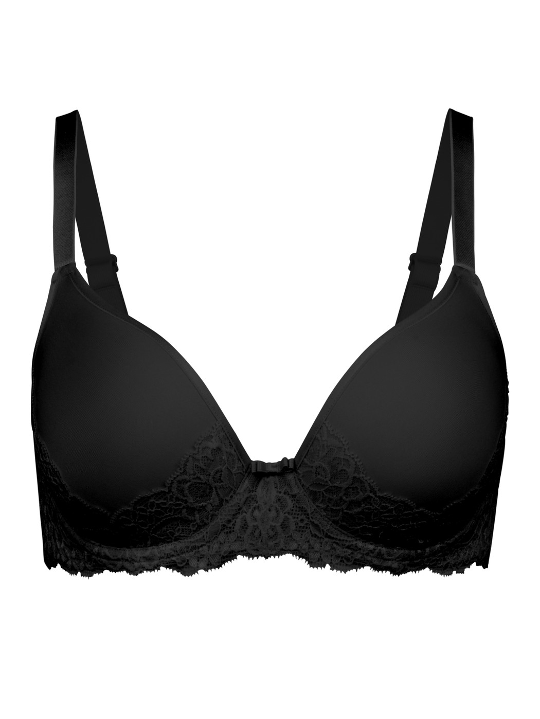 Women - Spacer bra with wires made of Polyamide in Black, Lace, from the Sensual Secrets series by CALIDA