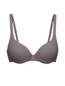 Women - underwired bra made of Polyamide in Brown, Unicoloured, from the Sleek Skin series by CALIDA