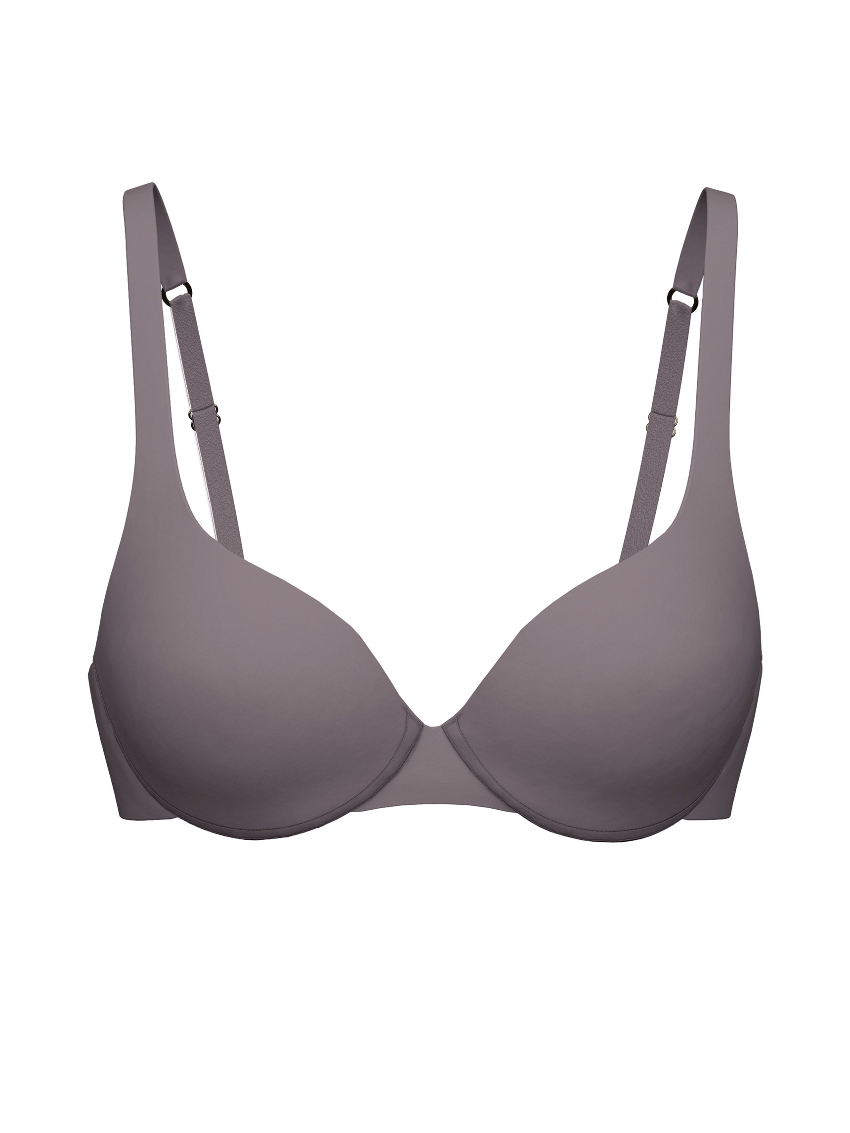 Femme - Soutien-gorge à armatures en Polyamide de couleur Marron, Unicolore, de la série Sleek Skin de CALIDA