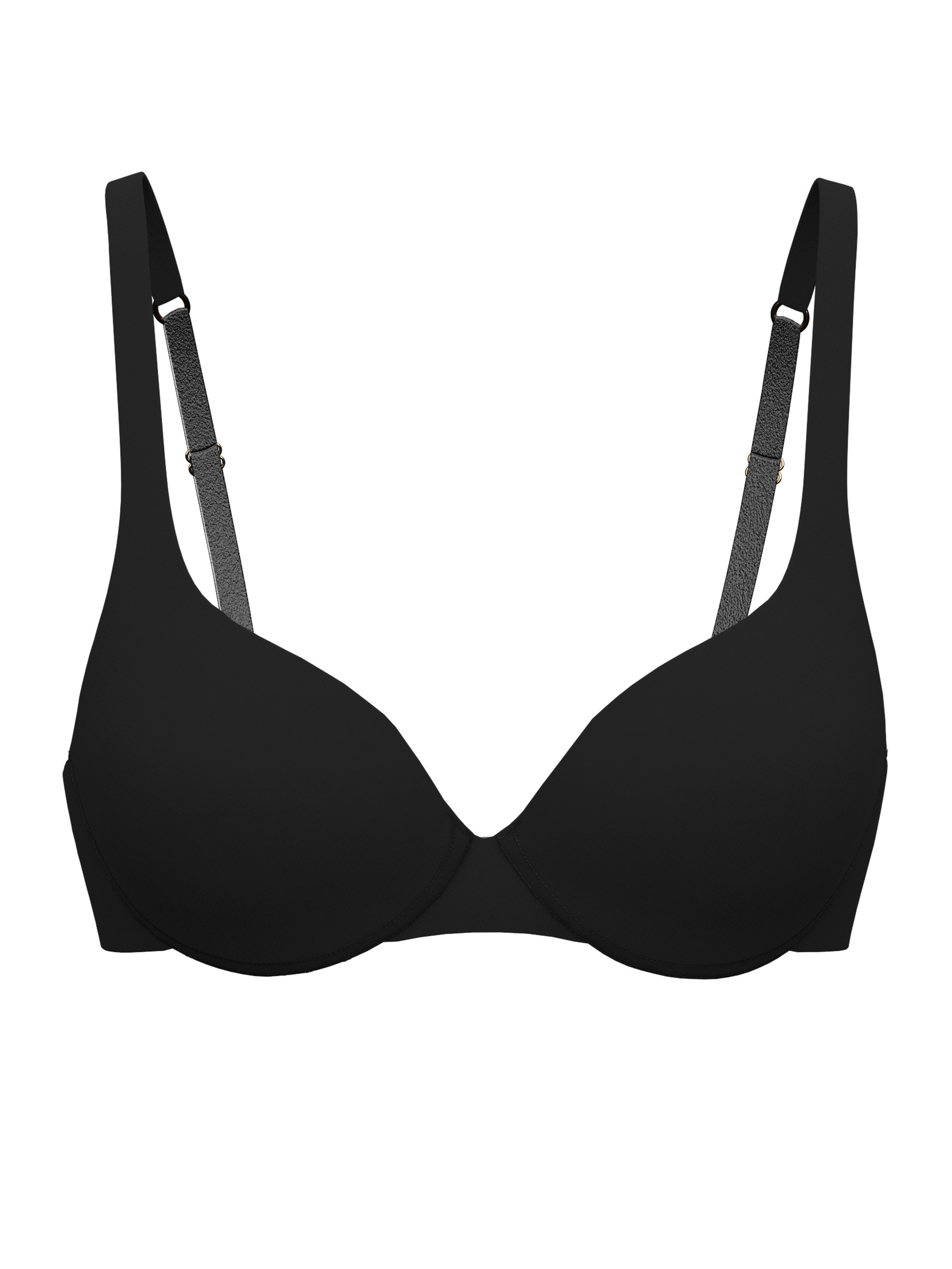 Femme - Soutien-gorge à armatures en Polyamide de couleur Noir, Unicolore, de la série Sleek Skin de CALIDA