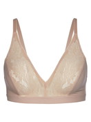 Femme - Soutien-gorge soft sans armatures en Modal de couleur Rose, Dentelle, de la série Natural Skin Lace de CALIDA
