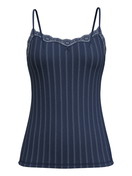 Women - Spaghetti top made of Cotton in Blue, Lace, from the Etude Toujours series by CALIDA