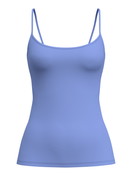 Women - Spaghetti top made of Polyamide in Blue, Unicoloured, from the Sleek Skin series by CALIDA