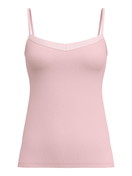 Femme - Débardeur à fines bretelles en Coton de couleur Rose, Unicolore, de la série Cate de CALIDA