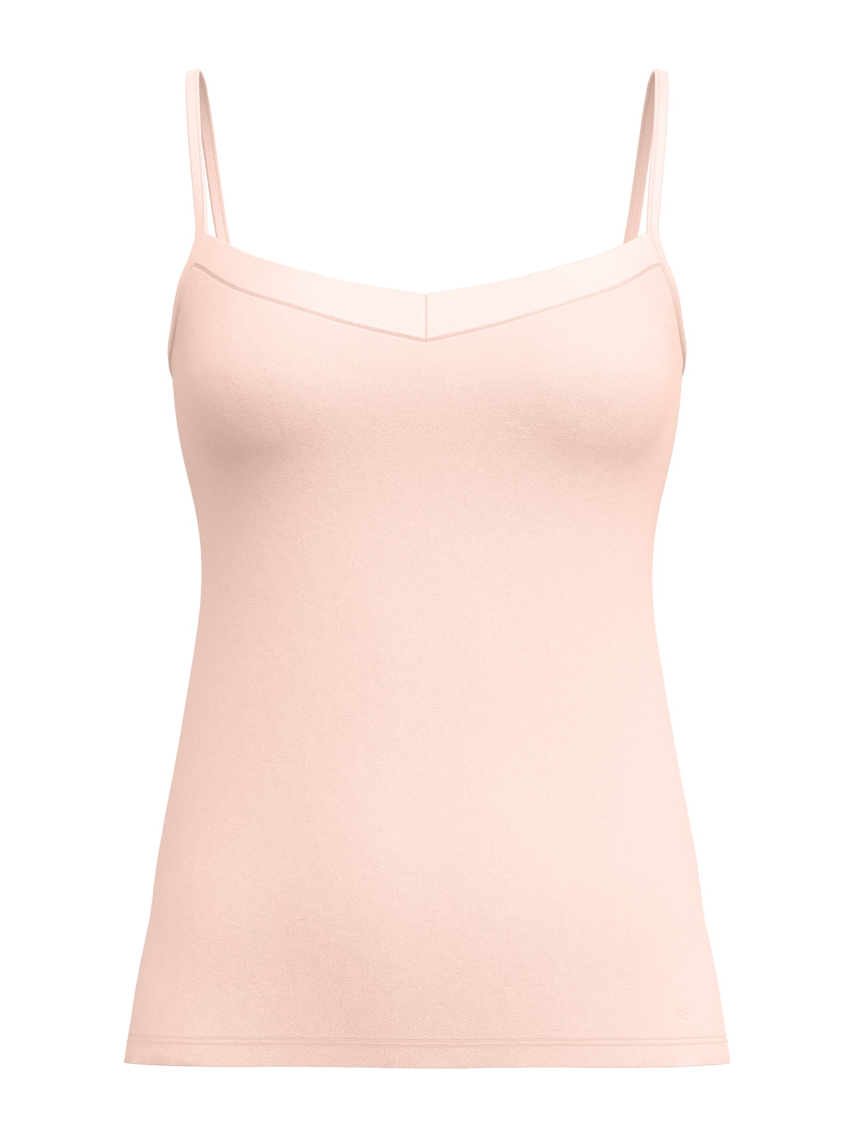 Donna - Top con spalline in Cotone di colore Rosa, Tinta unita, della serie Cate di CALIDA