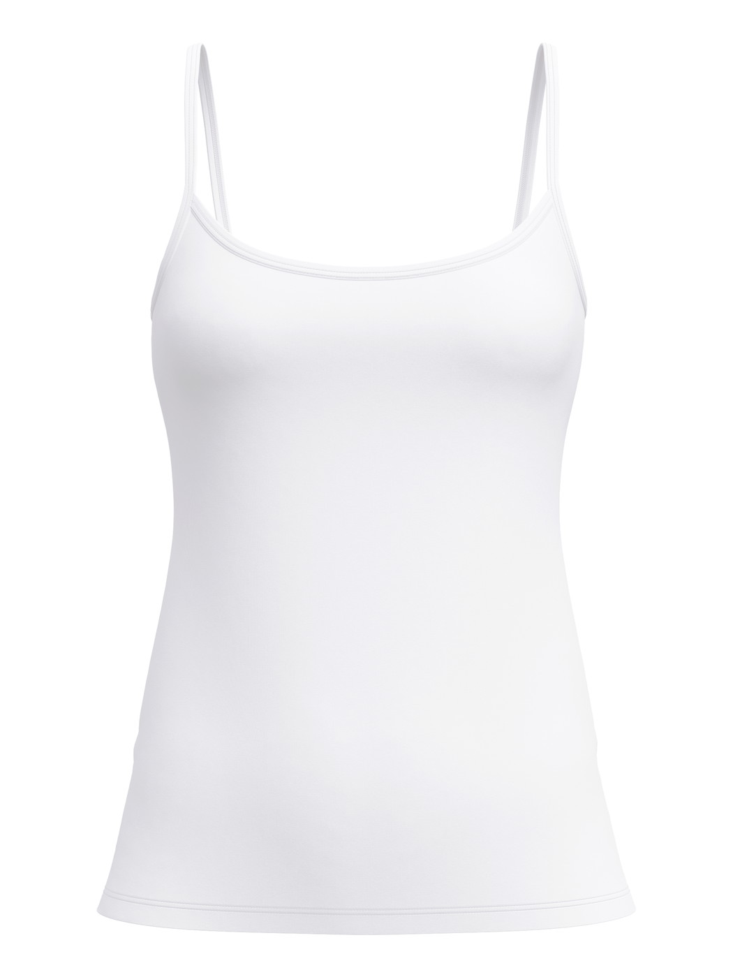 Femme - Top à fines bretelles en Coton de couleur Blanc, Unicolore, de la série Essential Cotton de CALIDA
