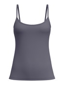 Damen - Spaghetti-Top aus Baumwolle in Grau, Einfarbig aus Serie Essential Cotton von CALIDA
