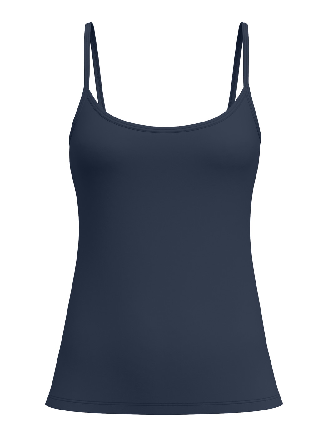 Donna - Top con spalline in Cotone di colore Blu, Tinta unita, della serie Essential Cotton Spe di CALIDA