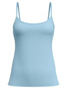 Femme - Top à fines bretelles en Coton de couleur Bleu, Unicolore, de la série Essential Cotton de CALIDA