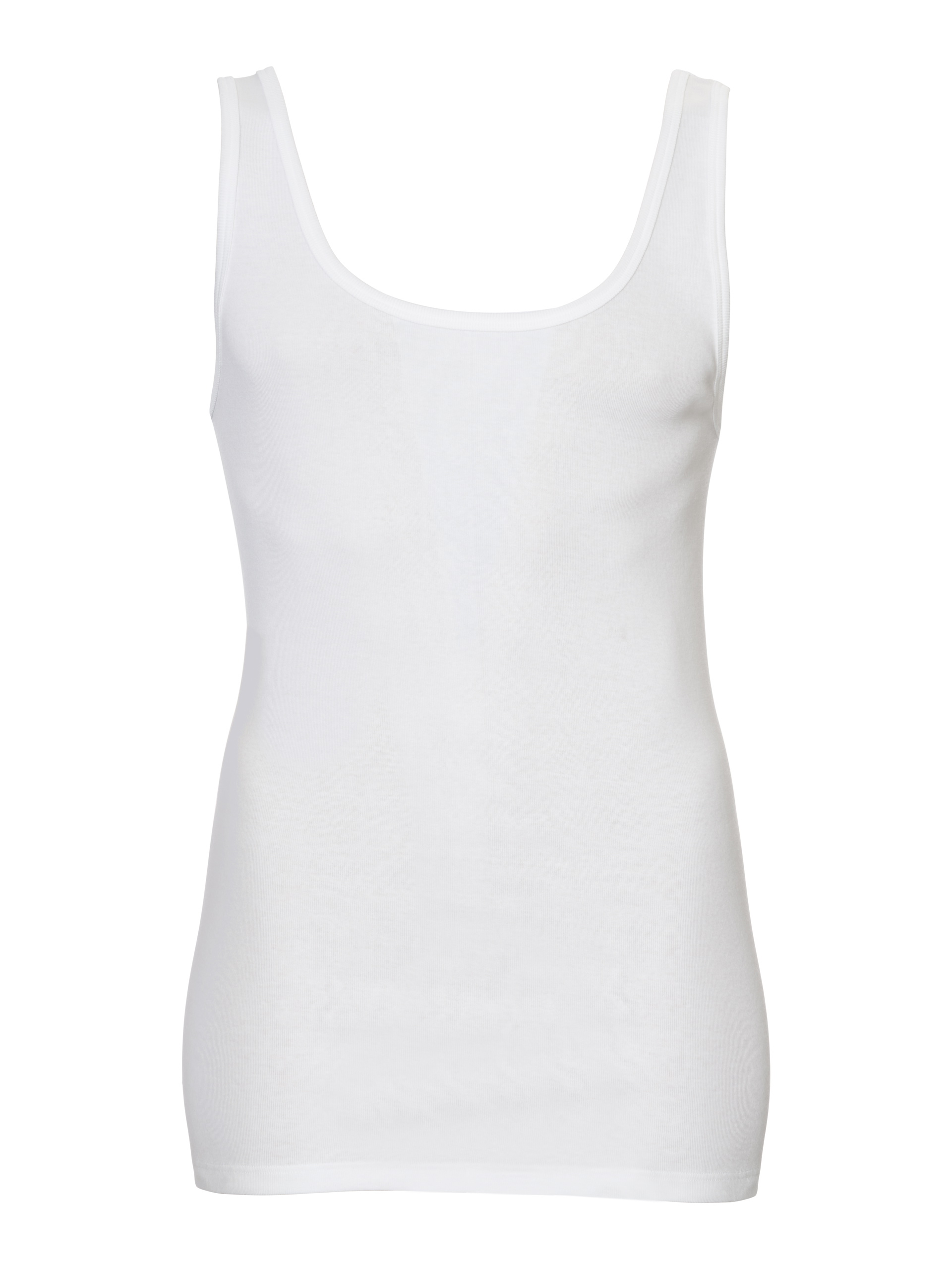 Men - Tank-Top made of 100% Cotton in White, Unicoloured, from the Cotton 1:1 series by CALIDA