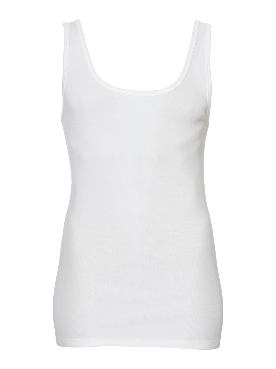 Homme - Débardeur en 100% coton de couleur Blanc, Unicolore, de la série Cotton 1:1 de CALIDA