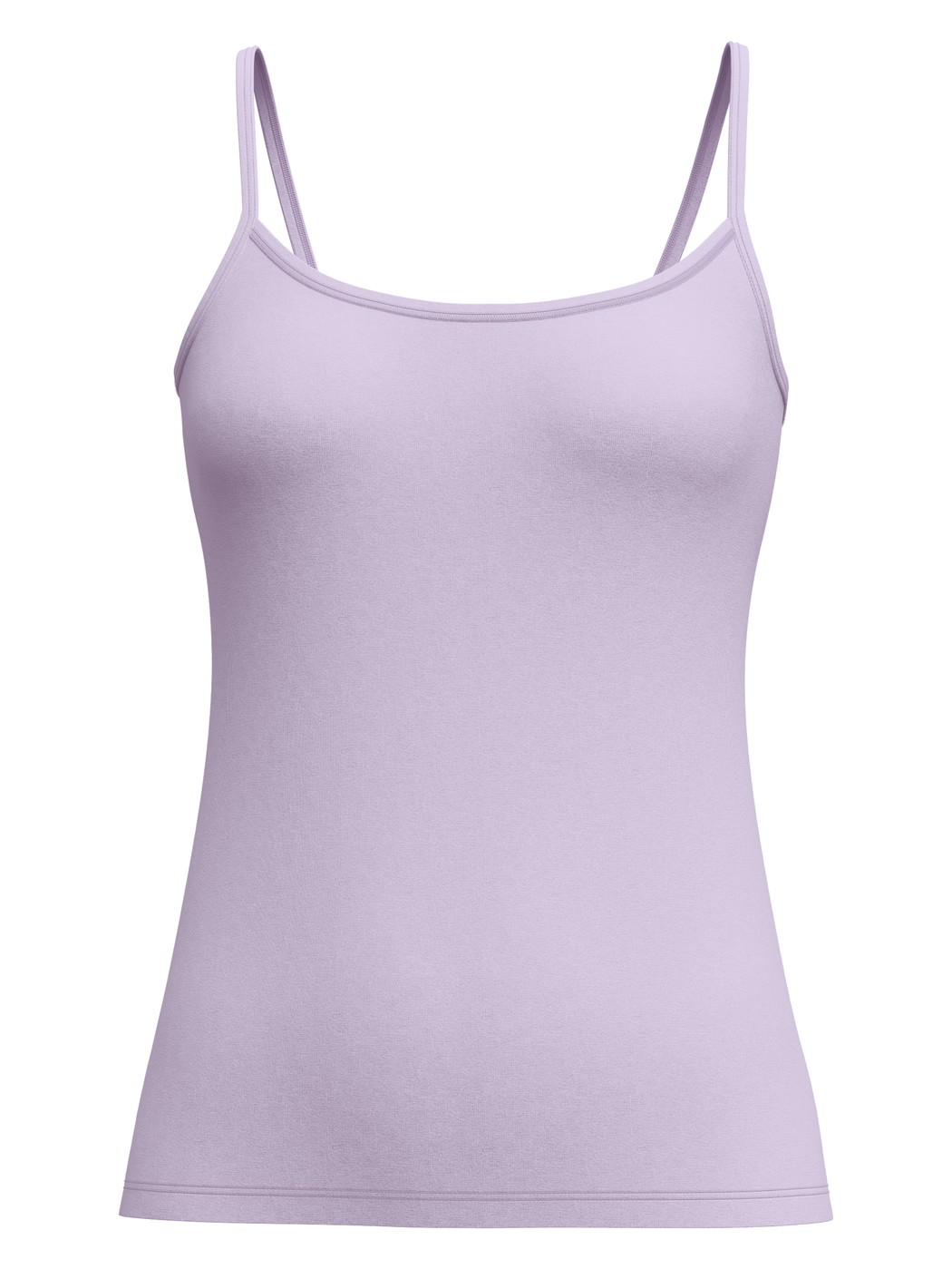 Donna - Top con spalline in Cotone di colore Viola, Tinta unita, della serie Natural Comfort di CALIDA
