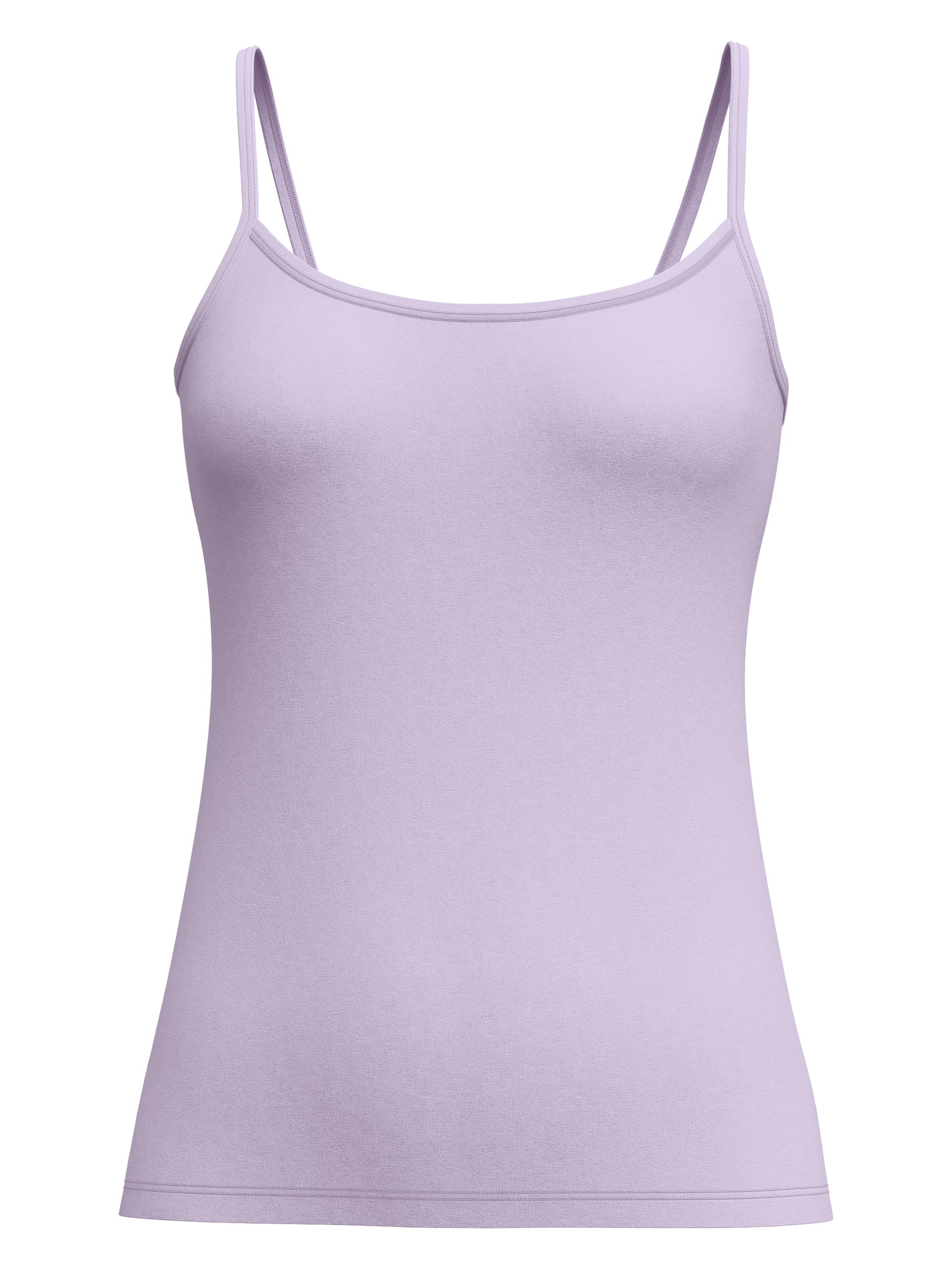 Donna - Top con spalline in Cotone di colore Viola, Tinta unita, della serie Natural Comfort di CALIDA