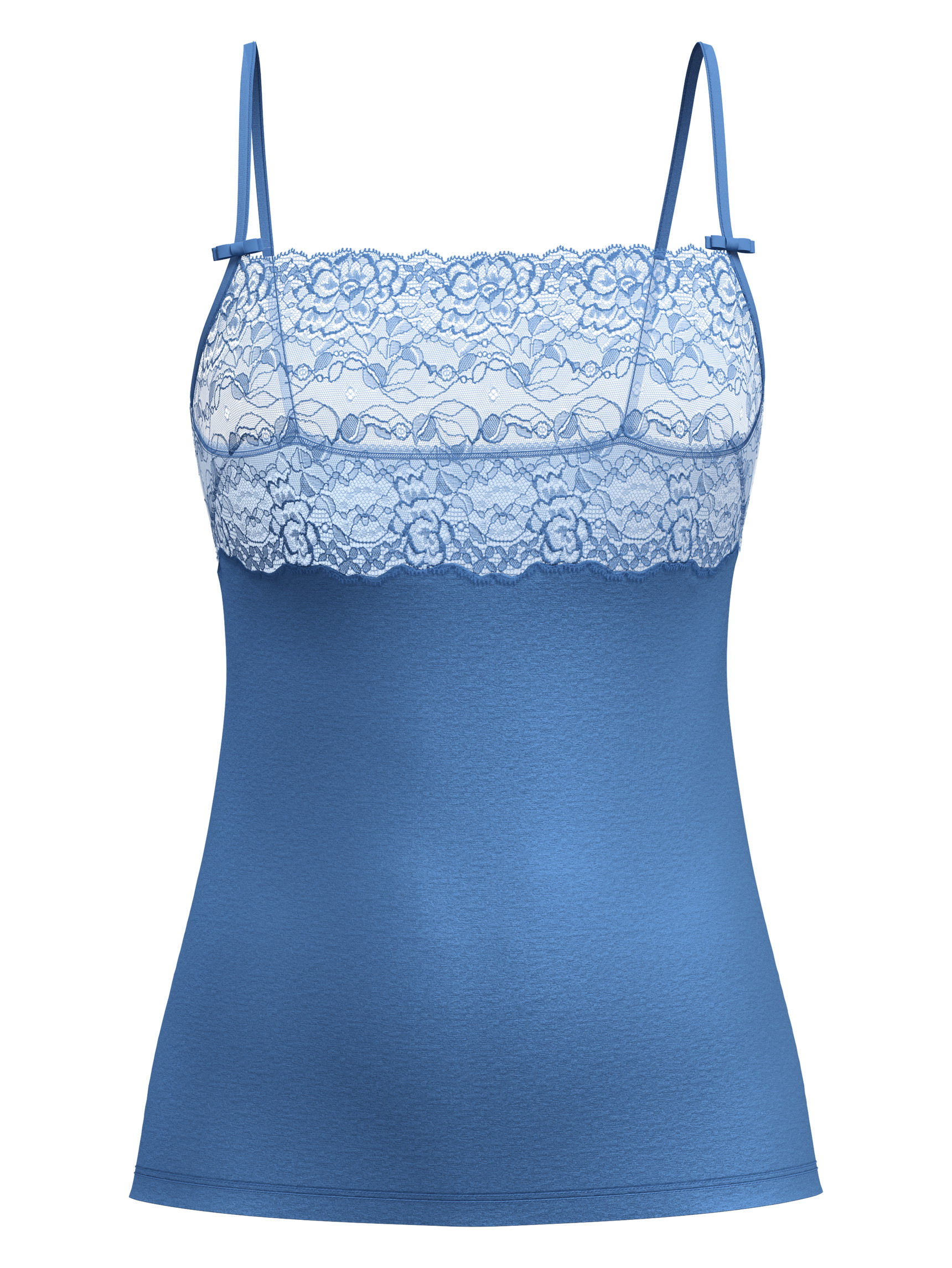 Femme - Débardeur à fines bretelles avec dentelle en Dentelle de couleur Bleu, Dentelle, de la série Sensual Secrets de CALIDA