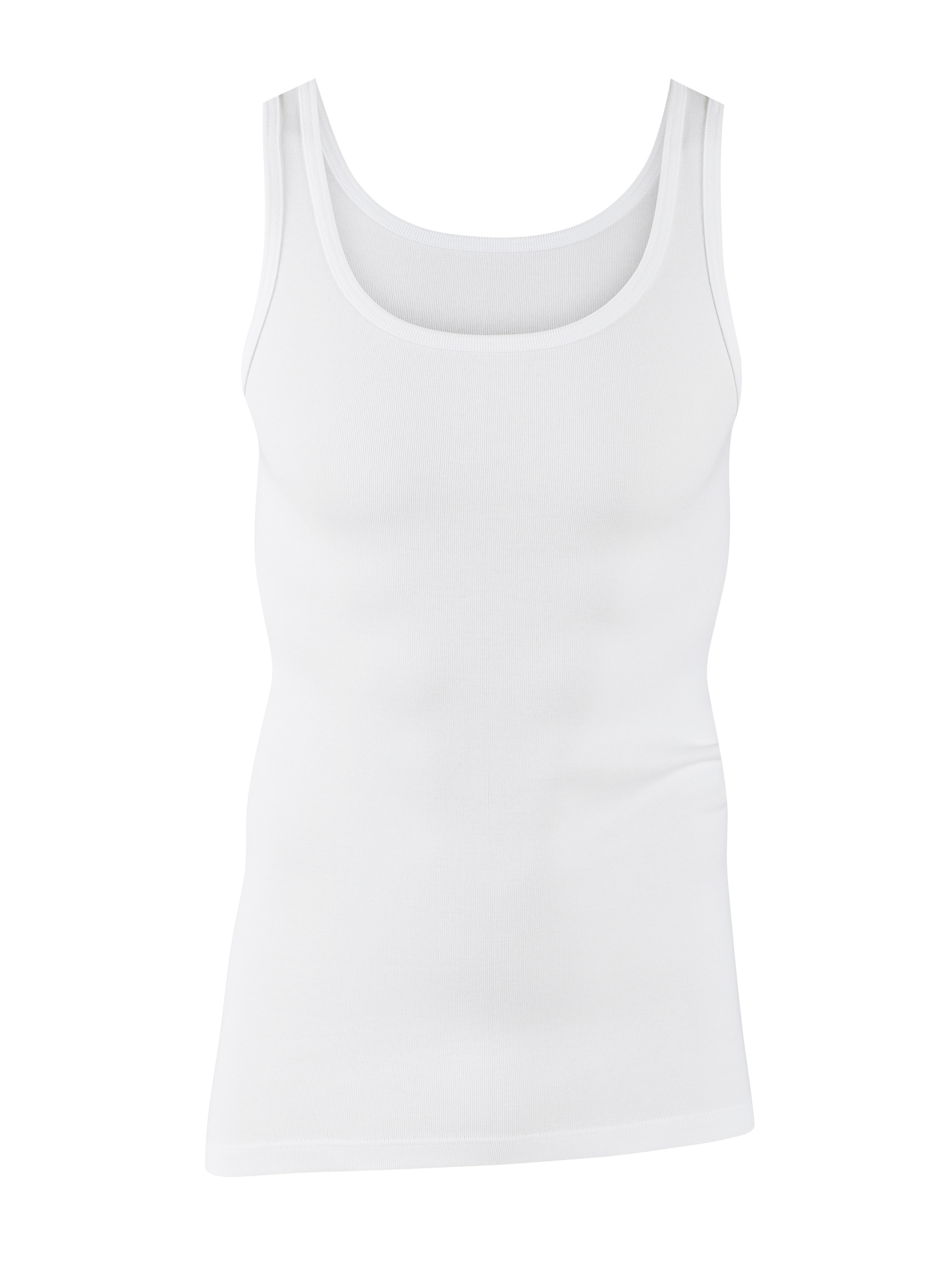 Men - Tank-Top made of 100% Cotton in White, Unicoloured, from the Twisted Cotton series by CALIDA