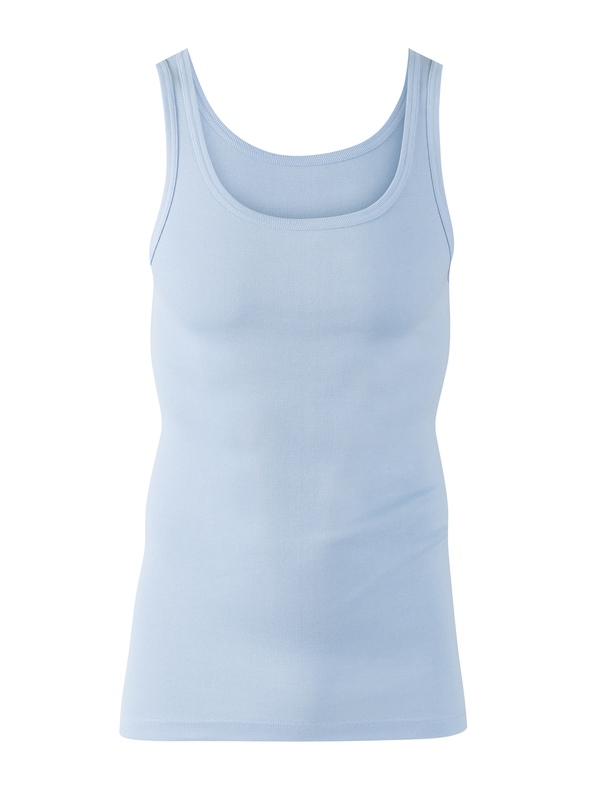 Men - Tank-Top made of 100% Cotton in Blue, Unicoloured, from the Twisted Cotton series by CALIDA