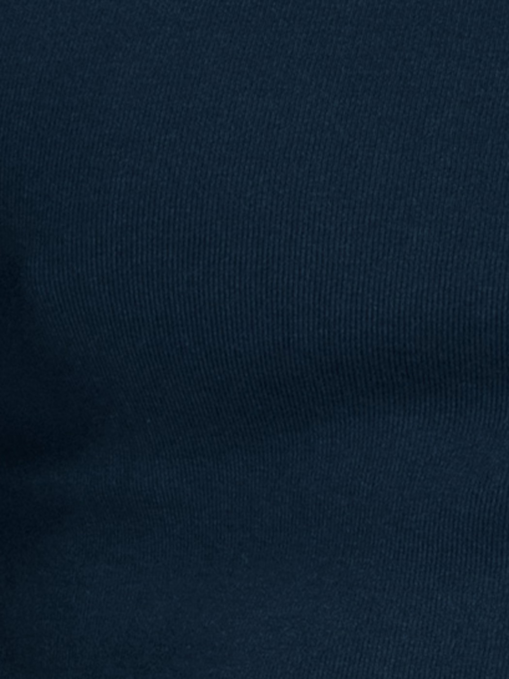 La modella / Il modello Uomo indossa Canottiera atletica in 100% cotone di colore Blu, Tinta unita, della serie Twisted Cotton di CALIDA, Dettaglio