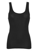 Women - Tank top made of 100% Cotton in Black, Unicoloured, from the Iconics series by CALIDA