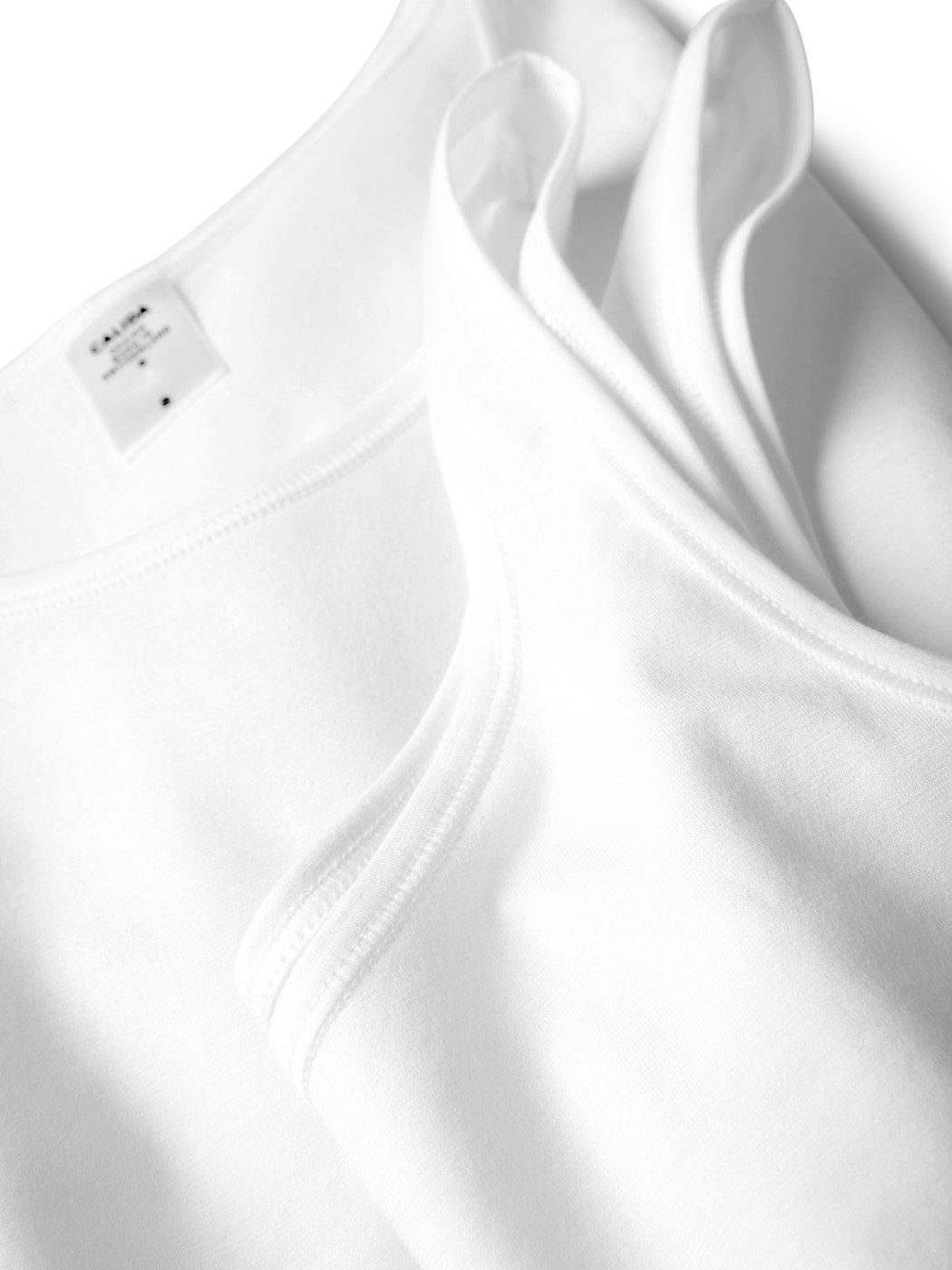 Femme - Débardeur en Coton de couleur Blanc, Unicolore, de la série Natural Comfort de CALIDA