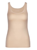 Femme - Débardeur en Coton de couleur Beige, Unicolore, de la série Natural Comfort de CALIDA