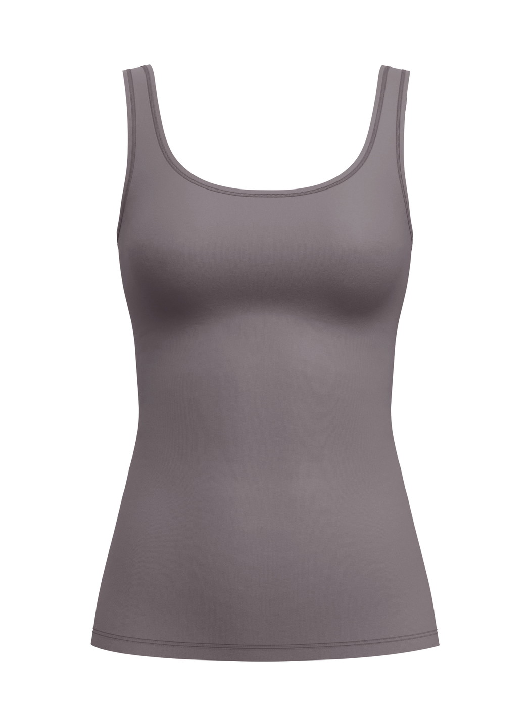 Damen - Tank-Top aus Baumwolle in Braun, Einfarbig aus Serie Natural Comfort von CALIDA