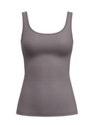 Femme - Débardeur en Coton de couleur Marron, Unicolore, de la série Natural Comfort de CALIDA
