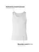 Homme - Débardeur en Lyocell de couleur Blanc, Unicolore, de la série Focus de CALIDA