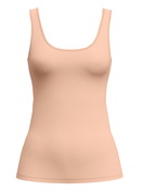 Women - Tank top made of Cotton in Beige, Unicoloured, from the Sleek Skin series by CALIDA