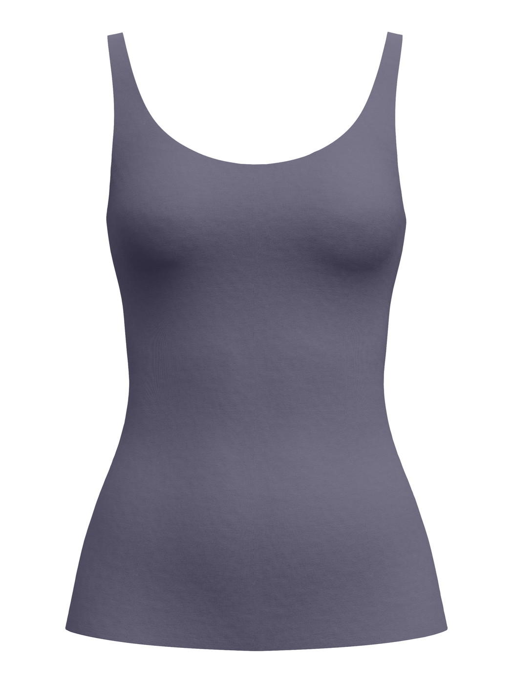 Women - Tank top with bustier made of Modal in Grey, Unicoloured, from the Natural Skin series by CALIDA