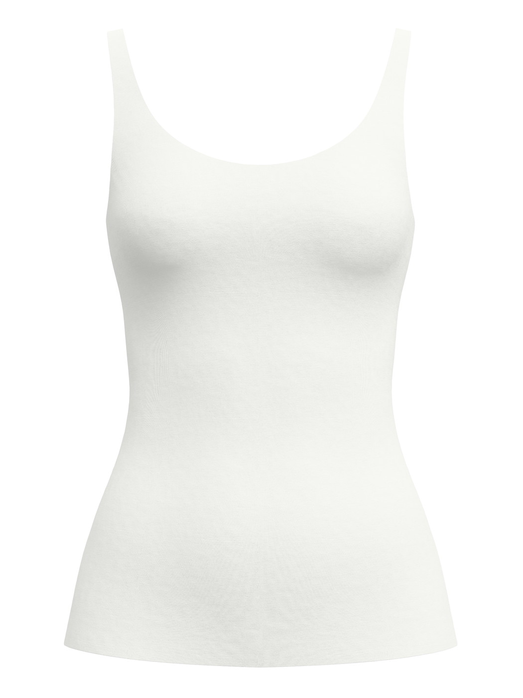 Femme - Débardeur à bustier en Modal de couleur Blanc, Unicolore, de la série Natural Skin de CALIDA