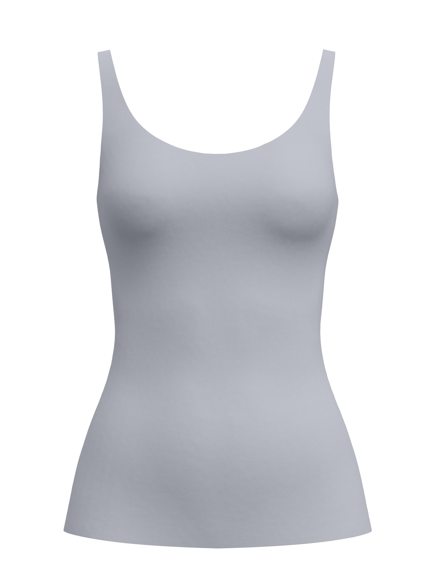 Women - Tank top with bustier made of Modal in Grey, Unicoloured, from the Natural Skin series by CALIDA