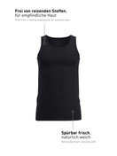 Homme - Débardeur en TENCEL™ de couleur Noir, Unicolore, de la série Natural Cooling de CALIDA