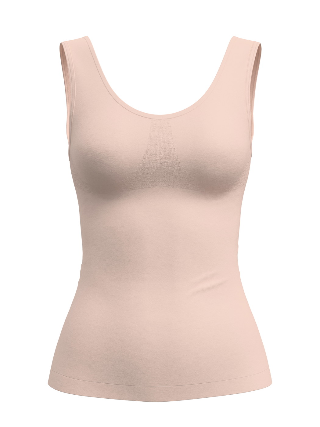 Femme - Débardeur gainant en Polyamide de couleur Rose, Unicolore, de la série Seamless Shape de CALIDA