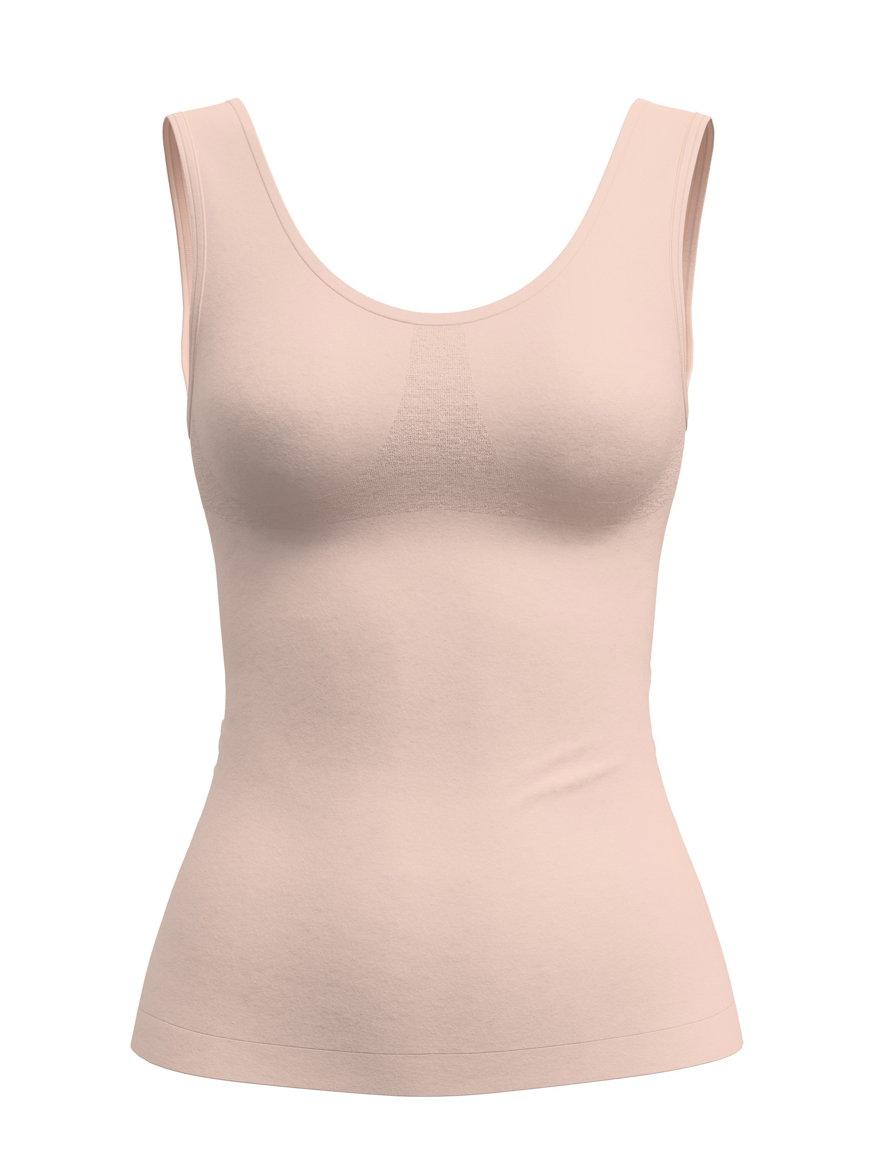 Femme - Débardeur gainant en Polyamide de couleur Rose, Unicolore, de la série Seamless Shape de CALIDA