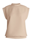 Femme - Sweatshirt en Viscose de couleur Beige, Unicolore, de la série Loungewear Xtra de CALIDA