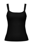 Women - Spaghetti top made of Modal in Black, Unicoloured, from the Seamless Natural series by CALIDA