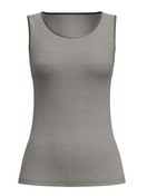 Damen - Tank-Top aus Wolle-Seide aus Wolle in Grau, Einfarbig aus Serie True Confidence von CALIDA