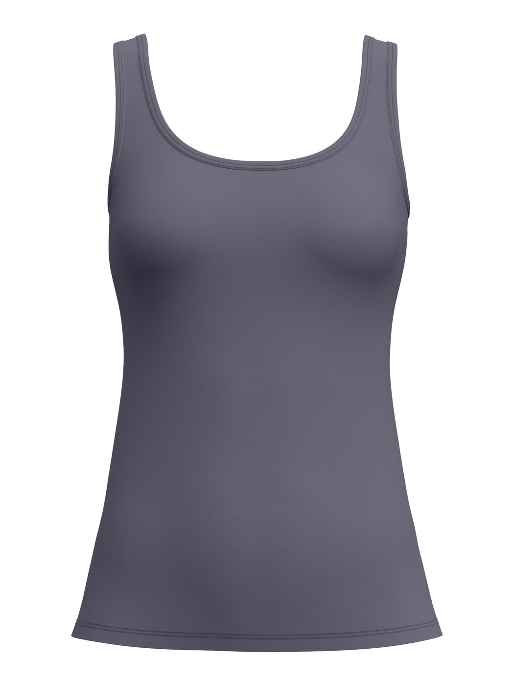 Women - Tank top made of Cotton in Grey, Unicoloured, from the Essential Cotton series by CALIDA
