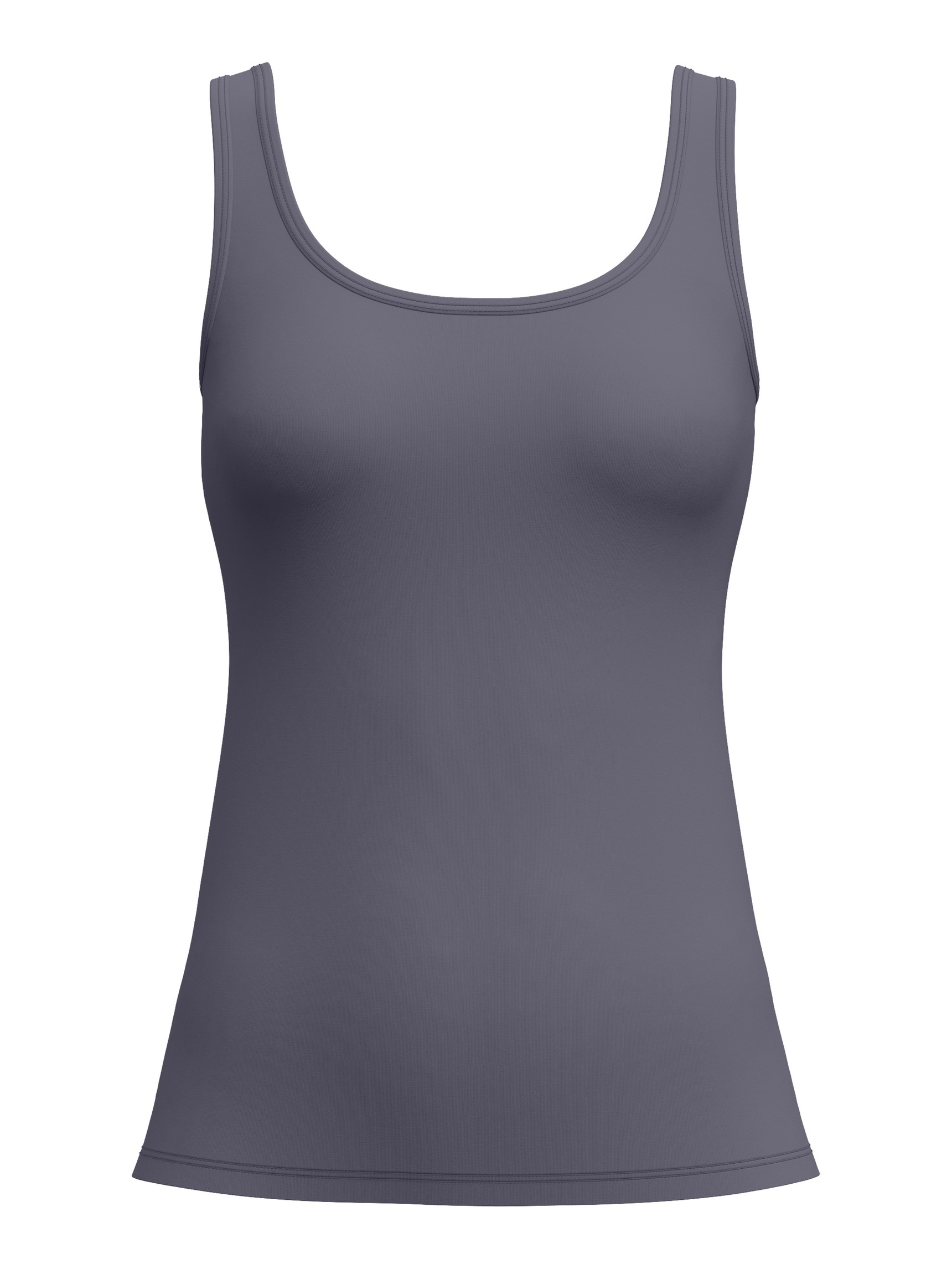 Femme - Débardeur en Coton de couleur Gris, Unicolore, de la série Essential Cotton de CALIDA