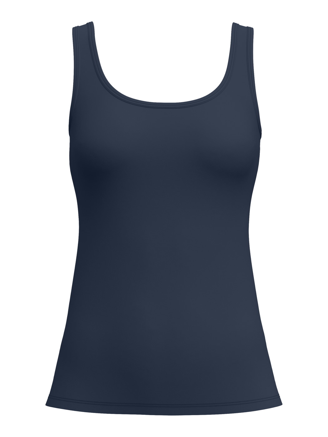 Femme - Débardeur en Coton de couleur Bleu, Unicolore, de la série Essential Cotton Spe de CALIDA