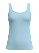 Femme - Débardeur en Coton de couleur Bleu, Unicolore, de la série Essential Cotton de CALIDA
