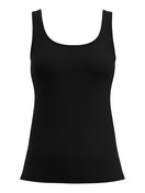 Donna - Tank top in Cotone di colore Nero, Tinta unita, della serie Essential Cotton di CALIDA