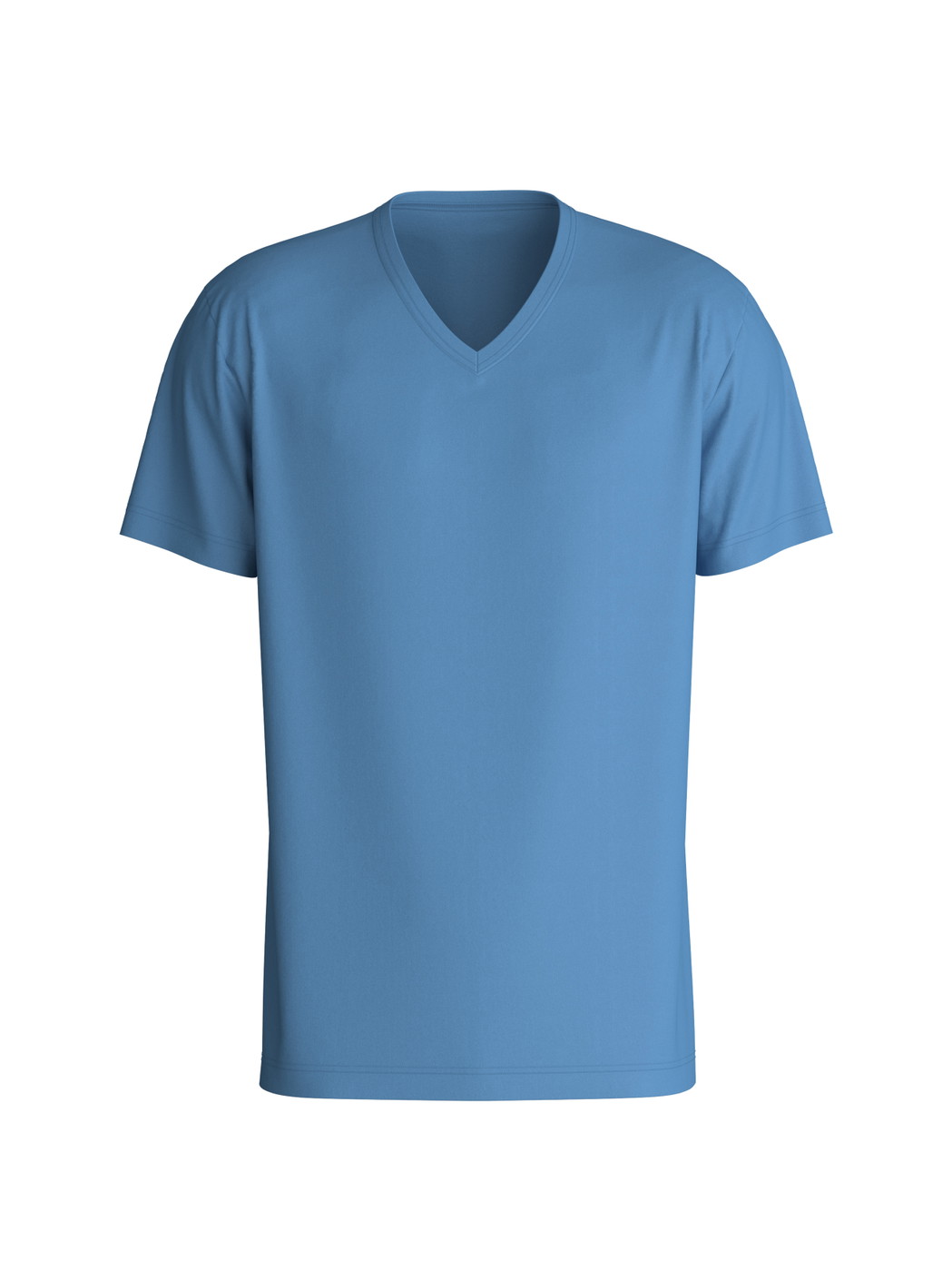 Men - Short-sleeve shirt made of 100% Cotton in Blue, Unicoloured, from the Remix Xtra series by CALIDA