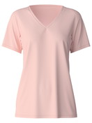 Women - Short-sleeved shirt made of 100% Cotton in Pink, Unicoloured, from the Favourites Sleep series by CALIDA