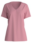 Donna - Maglietta a maniche corte in 100% cotone di colore Rosa, Tinta unita, della serie Favourites Botanic di CALIDA