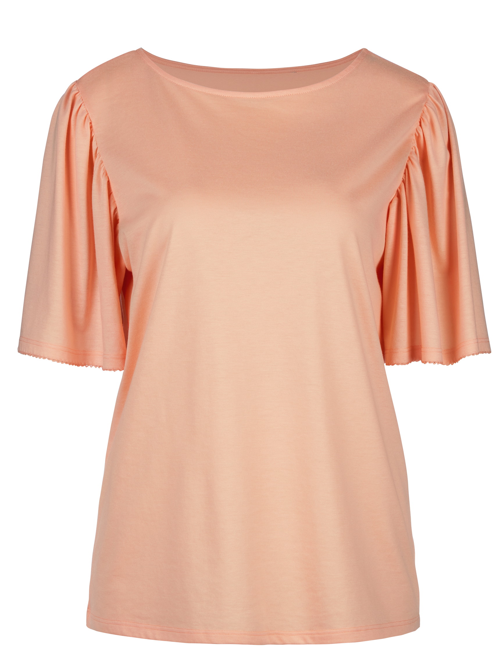 Femme - T-Shirt à manches courtes en Modal de couleur Orange, Unicolore, de la série Favourites Balance de CALIDA
