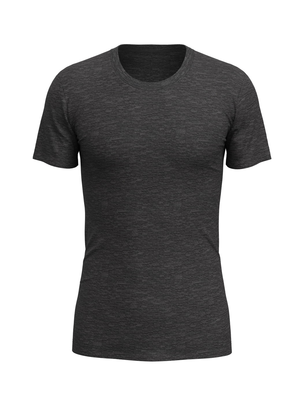 Herren - Shirt aus Wolle und Seide aus Wolle in Grau, Einfarbig aus Serie Wool & Silk von CALIDA